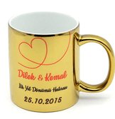 Kişiye özel Aynalı Gold Kupa