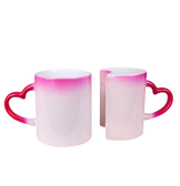 Kişiye özel Pembe Çift Sihirli Sevgili Kupası