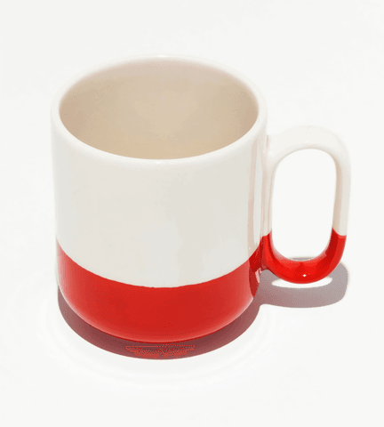 Kişiye özel Kırmızı Şeritli Pro Seramik Kupa