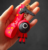 Squid Game DAİRE silikon lüks büyük boy anahtarlık çanta aksesuar