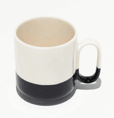 Kişiye özel Siyah Şeritli Pro Seramik Kupa