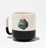 Kişiye özel Siyah Şeritli Pro Seramik Kupa