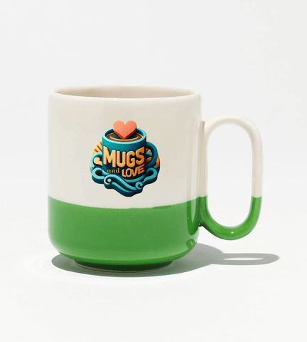 Kişiye özel Yeşil Şeritli Pro Seramik Kupa