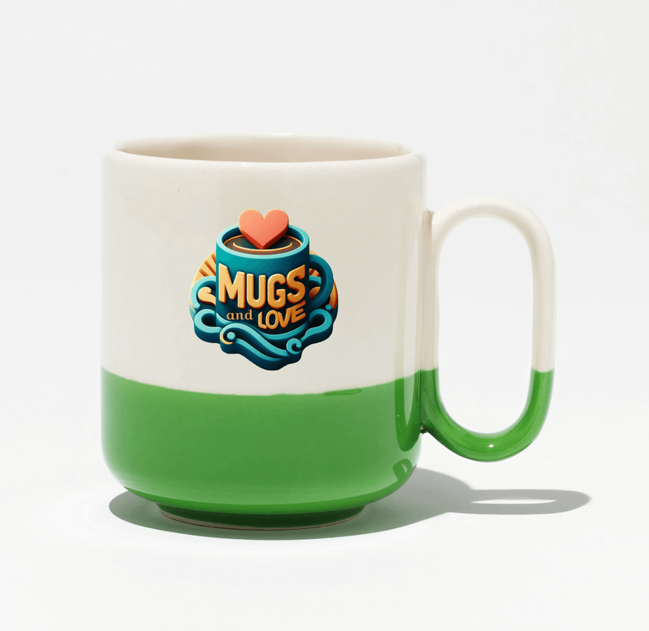 Kişiye özel Yeşil Şeritli Pro Seramik Kupa