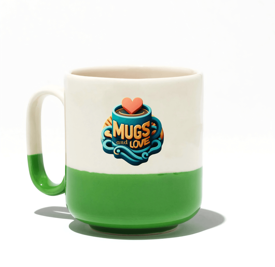 Kişiye özel Yeşil Şeritli Pro Seramik Kupa