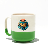 Kişiye özel Yeşil Şeritli Pro Seramik Kupa