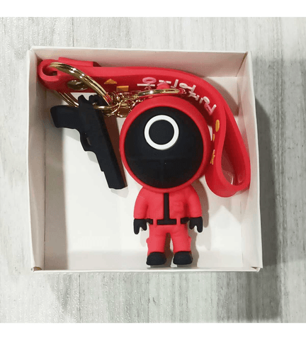 Squid Game DAİRE silikon lüks büyük boy anahtarlık çanta aksesuar