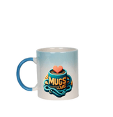 Kişiye özel Mavi Geçişli Seramik Kupa