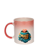 Kişiye özel Kırmızı Geçişli Seramik Kupa