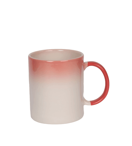 Kişiye özel Kırmızı Geçişli Seramik Kupa