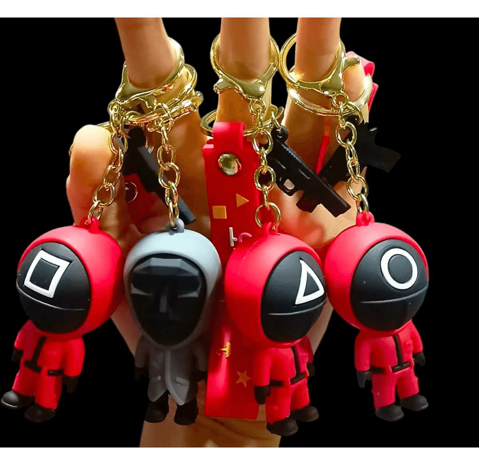 Squid Game DAİRE silikon lüks büyük boy anahtarlık çanta aksesuar