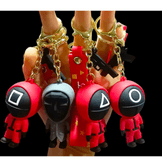 Squid Game DAİRE silikon lüks büyük boy anahtarlık çanta aksesuar