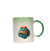 Kişiye özel Yeşil Geçişli Seramik Kupa