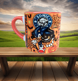 Sonic Halloween Baskı Porselen Fincan