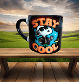 SNOPPY STAY COOL Baskı Porselen Fincan