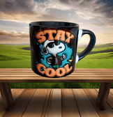 SNOPPY STAY COOL Baskı Porselen Fincan