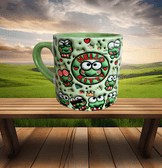 Hello Kitty Baskı Porselen Fincan