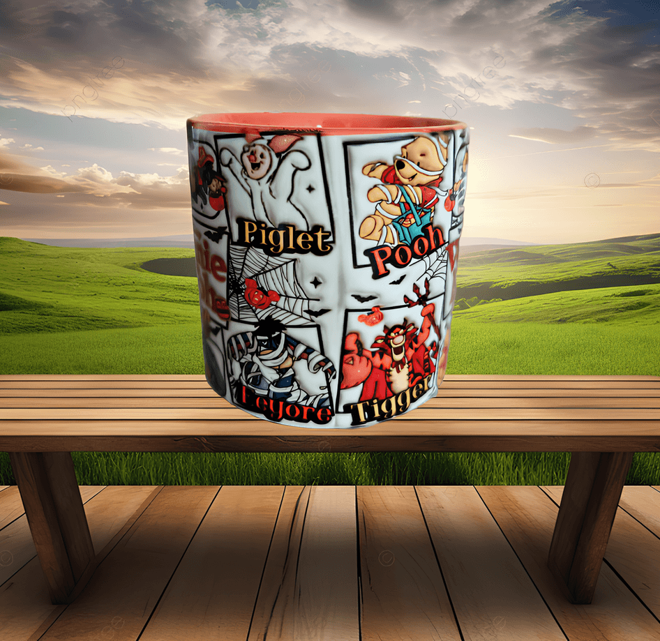 Winnie The Pooh Sonic Halloween Fincan