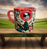 Winnie The Pooh Baskı Porselen Fincan