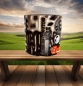 Skellington Halloween Baskı Porselen Fincan