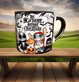 Stitch Halloween Baskı Porselen Fincan