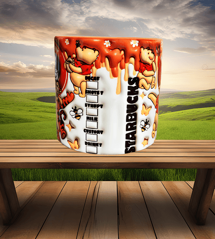 Winnie The Pooh Baskı Porselen Fincan