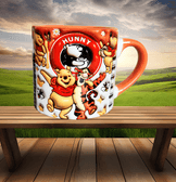 Winnie The Pooh Baskı Porselen Fincan