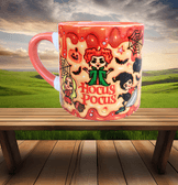 Halloween Baskı Porselen Fincan