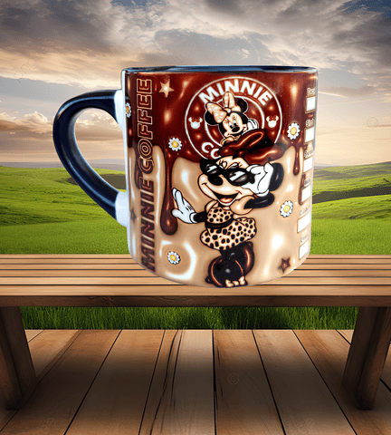 Minnie Baskı Porselen Fincan