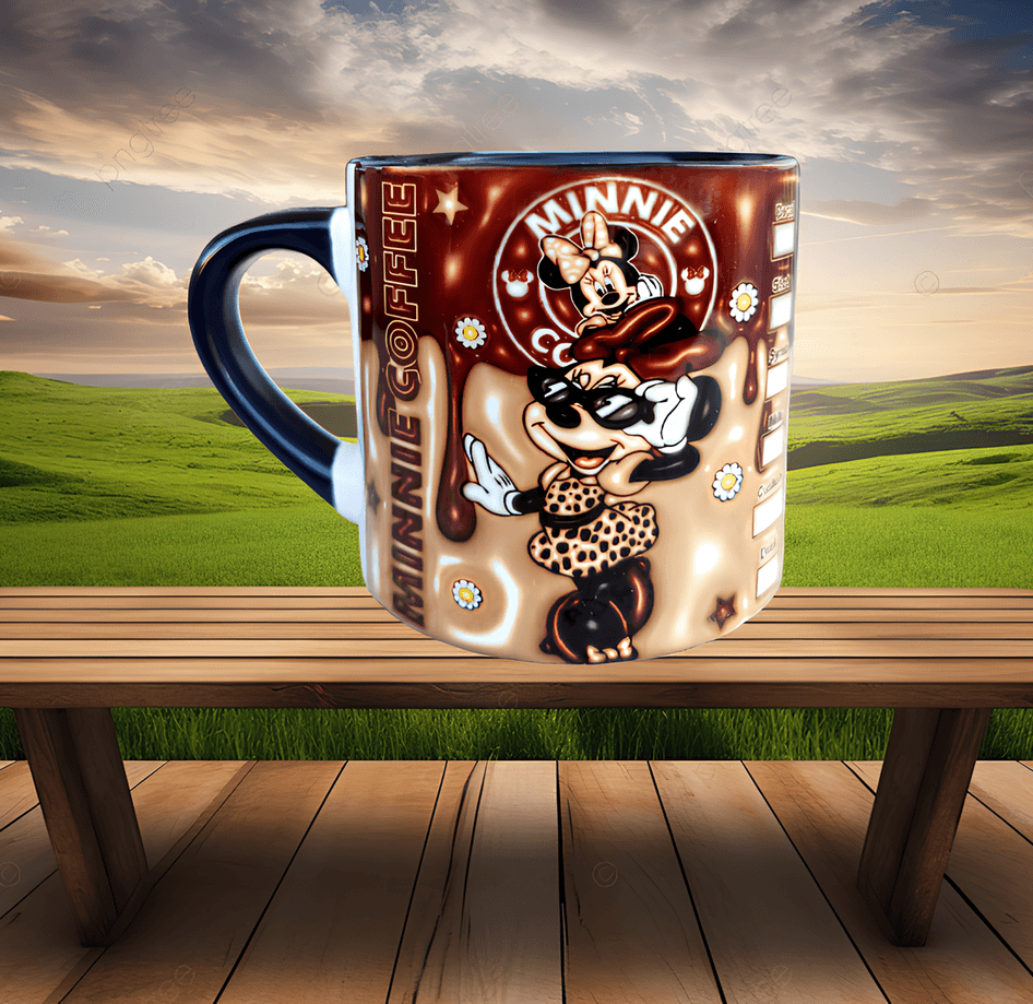 Minnie Baskı Porselen Fincan