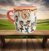 Jetgiller Baskı Porselen Fincan