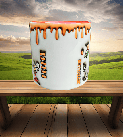 Jetgiller Baskı Porselen Fincan