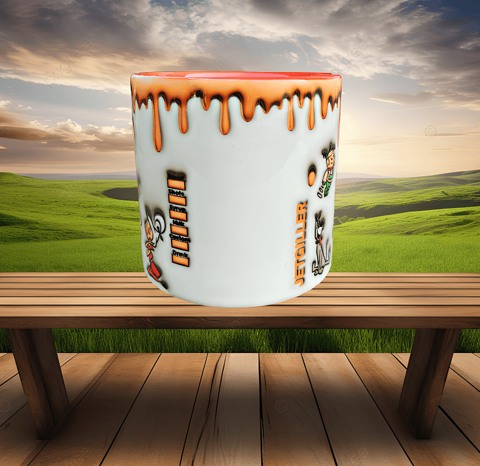 Jetgiller Baskı Porselen Fincan