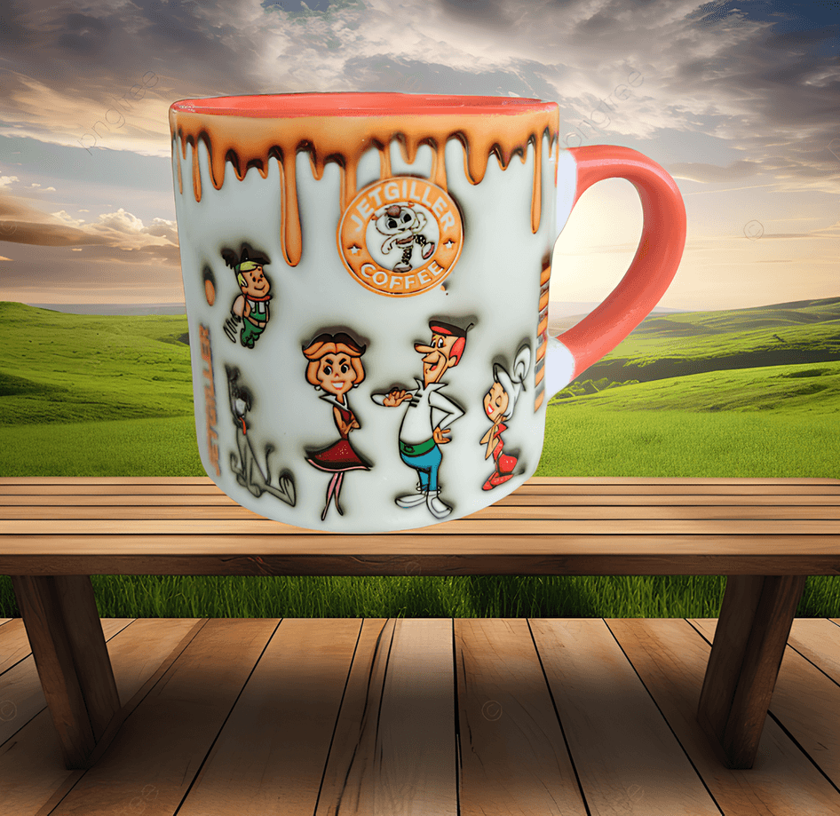 Jetgiller Baskı Porselen Fincan