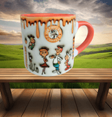 Jetgiller Baskı Porselen Fincan