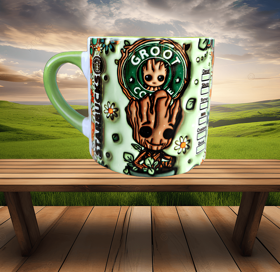 Groot Baskı Porselen Fincan