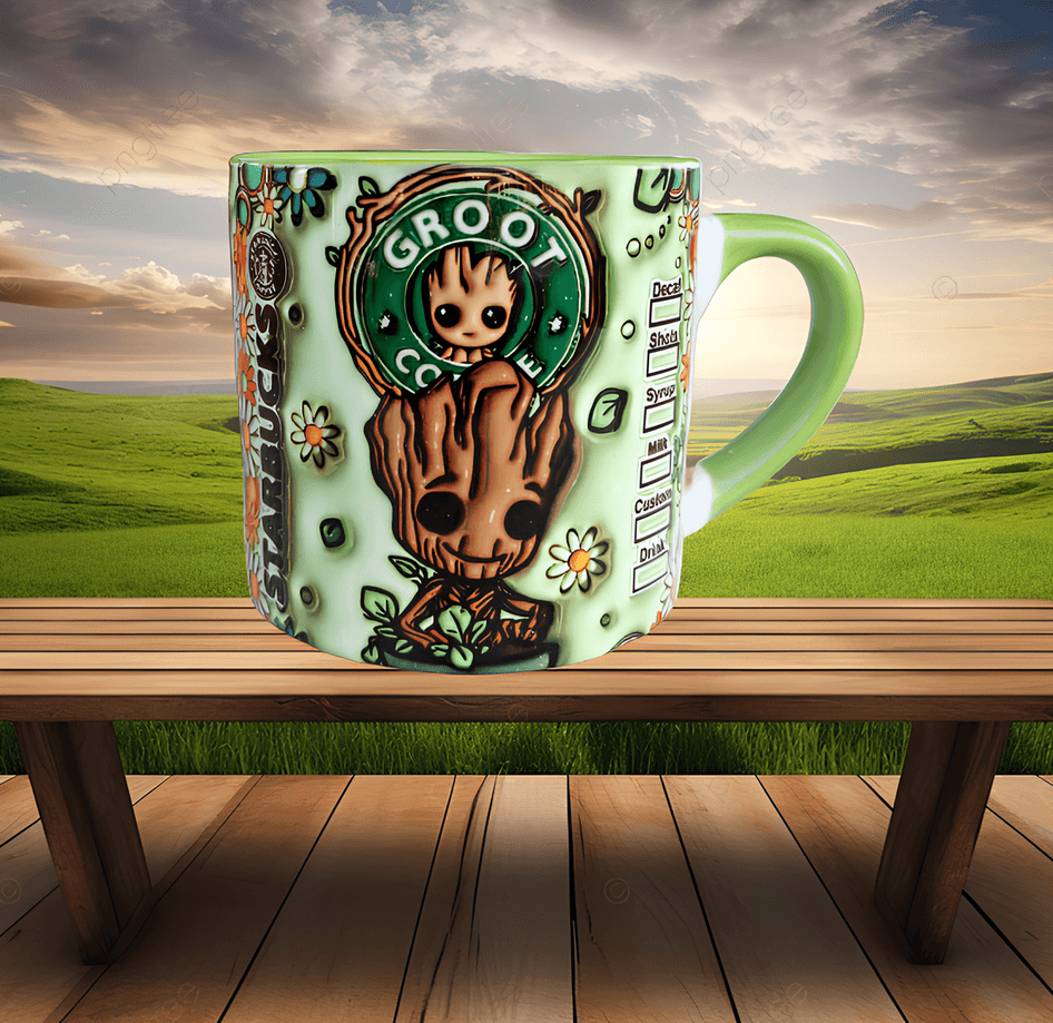 Groot Baskı Porselen Fincan