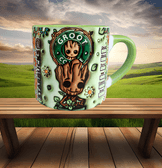 Groot Baskı Porselen Fincan