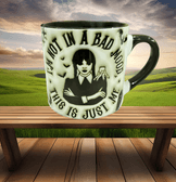 Wednesday Baskı Porselen Fincan