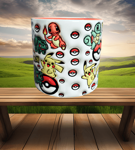 Pokemon Baskı Porselen Fincan