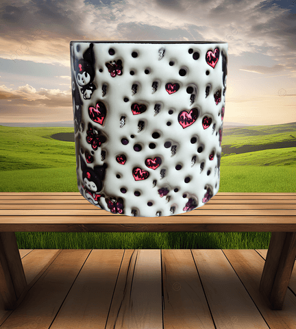 Kuromi Baskı Porselen Fincan