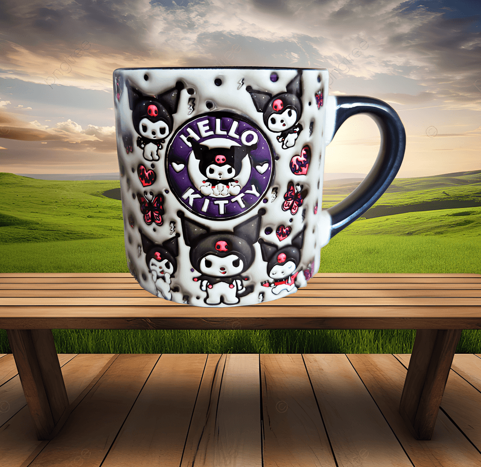 Kuromi Baskı Porselen Fincan