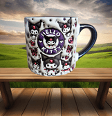 Kuromi Baskı Porselen Fincan