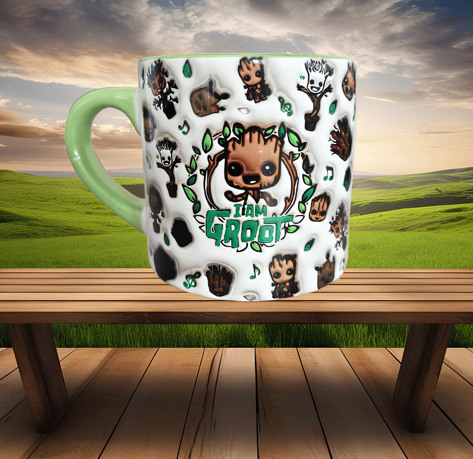 Groot Baskı Porselen Fincan