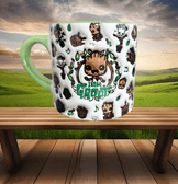 Groot Baskı Porselen Fincan