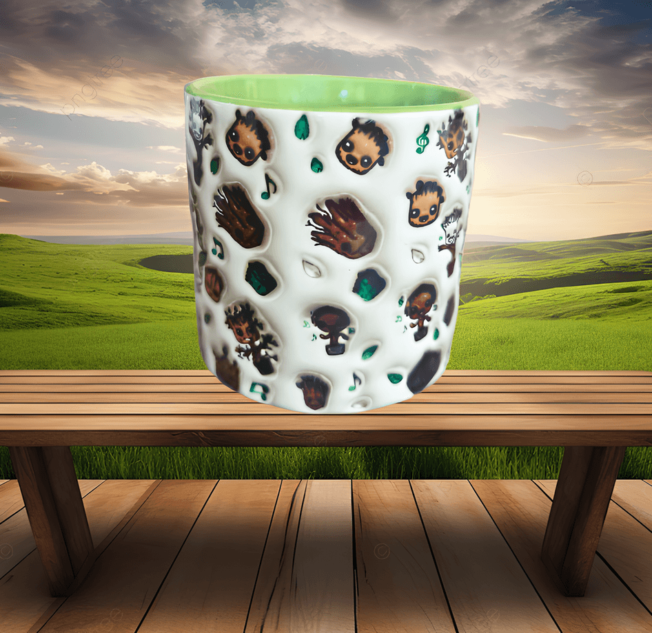 Groot Baskı Porselen Fincan