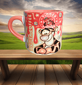 Winnie The Pooh Tiger Baskı Porselen Fincan