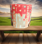 Winnie The Pooh Tiger Baskı Porselen Fincan