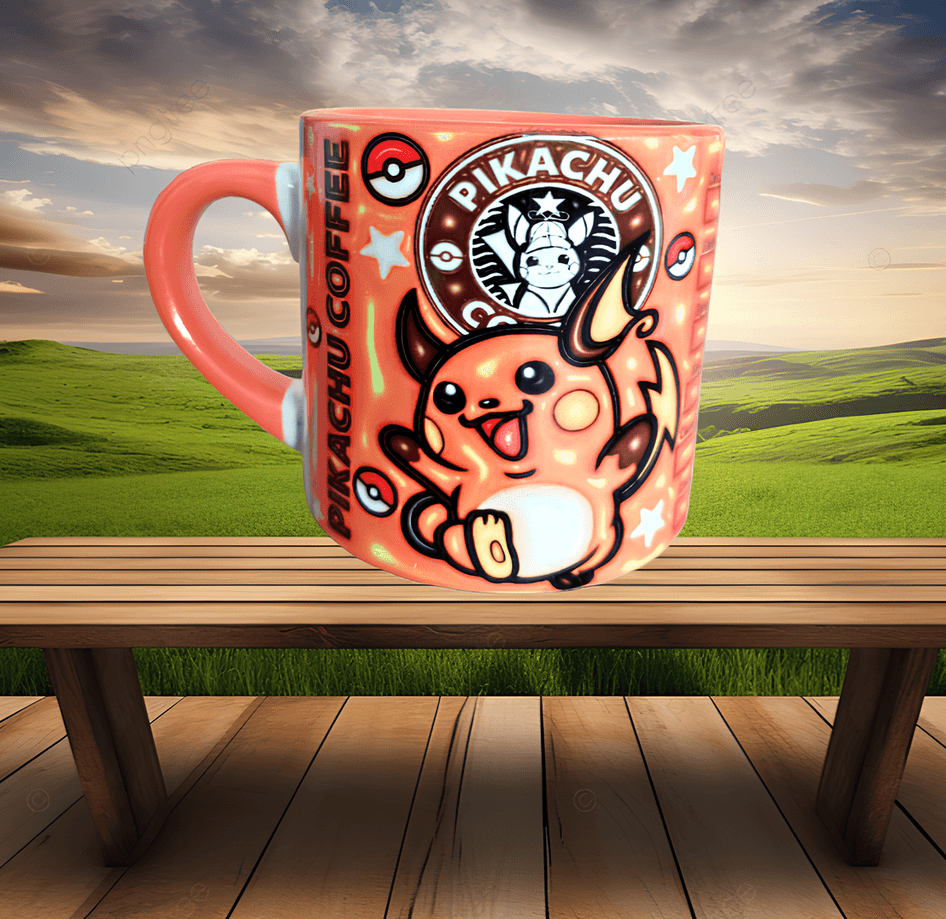 Pokemon Baskı Porselen Fincan