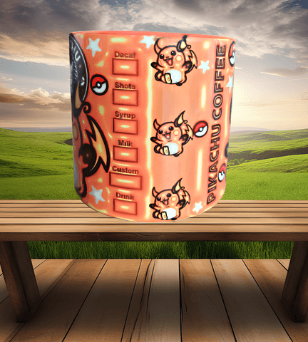 Pokemon Baskı Porselen Fincan